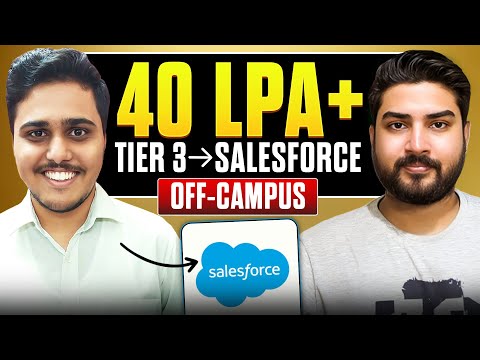 How He Cracked Salesforce | Tier 3 to Salesforce🔥