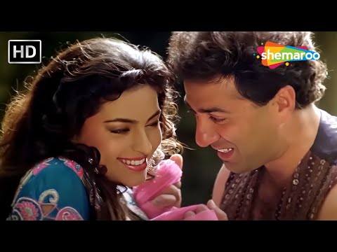 Ae Saawan Baras Zara Ae Badal Garaj Zara | Sunny Deol, Juhi Chawla | Lootere (1993) | 90s Love Hits