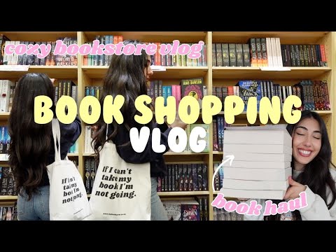 come book shopping with me (+ a book haul)📚🛍️💘 cozy bookstore vlog