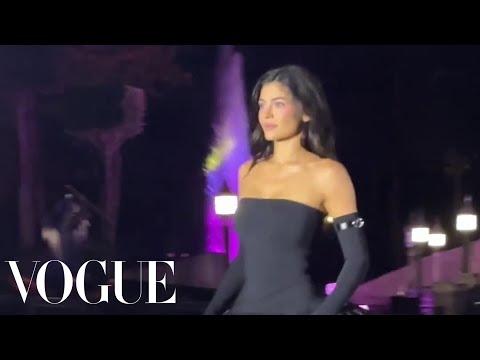 Kylie Jenner Walks the Disneyland Runway at Coperni