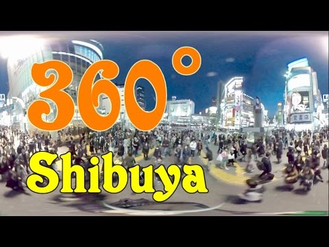 Shibuya 360 degrees 【360度見渡せる映像】