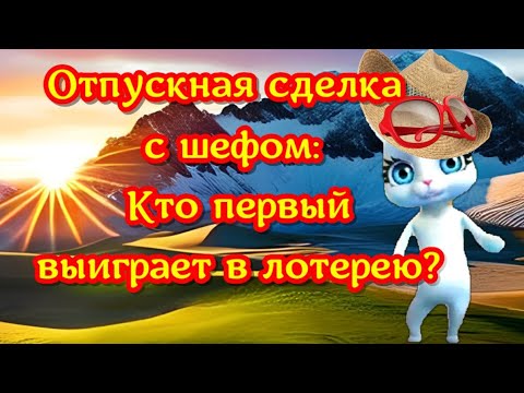 Отпускная сделка с шефом👍Кто первый выиграет в лотерею