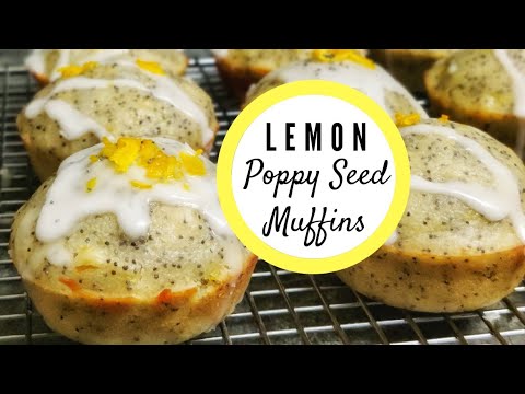 Vegan Lemon Poppy Seed Muffins | Sugar Spice