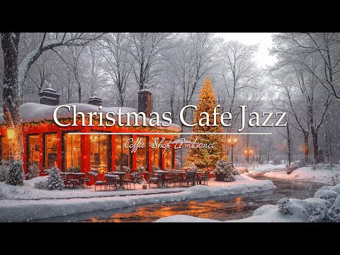 Winter Coffee Jazz ❄️ Cozy Jazz With A Snowy Holiday Atmosphere For A Relaxing Day - Christmas Jazz