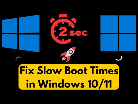 How to Fix Slow Boot Time in Windows 10/11