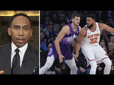 "MONSTER DUO" - ESPN reacts to Knicks beat Jazz; KAT: 31 Pts, 21 Reb; Josh Hart: triple-double