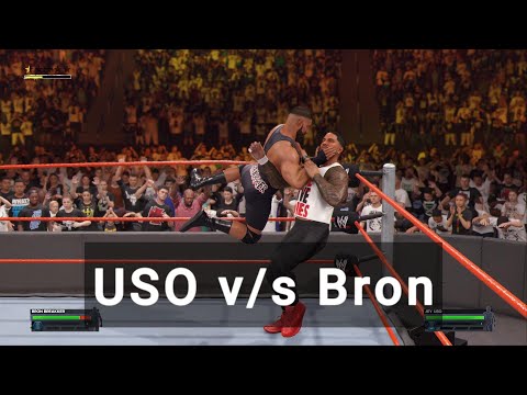 Jey USO VS Bron Breakker | WWE2K24 Games | Neon Nights Gamer