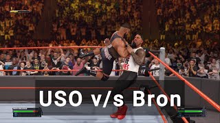 Jey USO VS Bron Breakker | WWE2K24 Games | Neon Nights Gamer