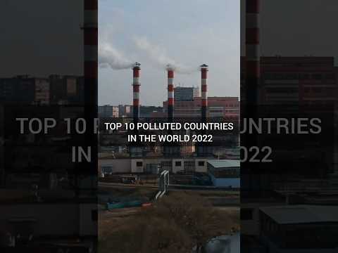 Top 10 Polluted Countries in the World 2023 😱| CHANNEL BEST | #shorts #viral #top10