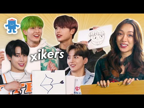 Drawing with K-POP IDOLS! ft. xikers! (싸이커스)