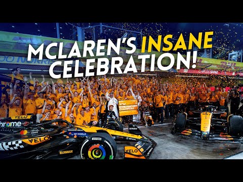 McLaren's INSANE F1 celebration!