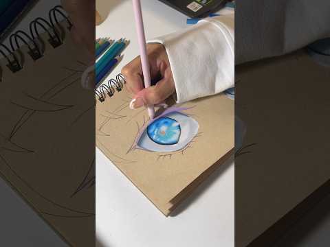 Drawing Satoru Gojo's eyes • Jujutsu Kaisen ✨