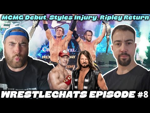 WRESTLE CHATS EPISODE 8 - AJ STYLES INJURY, MCMG DEBUT AND TITLE WIN, RIPLEY RETURN #WWE #PODCAST