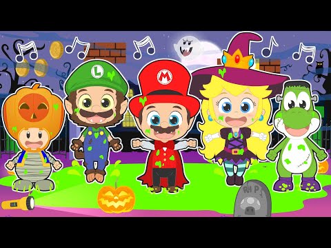 CINCO BEBÉS 🧟‍♀️ Con personajes de videojuego disfrazados para Halloween