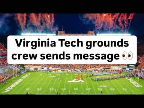 Virginia Tech’s grounds crew isn’t messing around with messy football visiting locker rooms