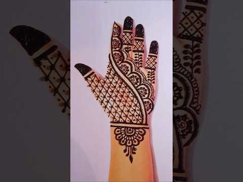 Easy mehndi design #mehndi #youtubeshorts #chhathpuja #shorts #viralvideo