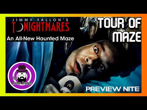 JIMMY FALLON'S TONIGHTMARES | FULL TOUR OF MAZE | POV #jimmyfallon #universalorlando #hauntedhouse