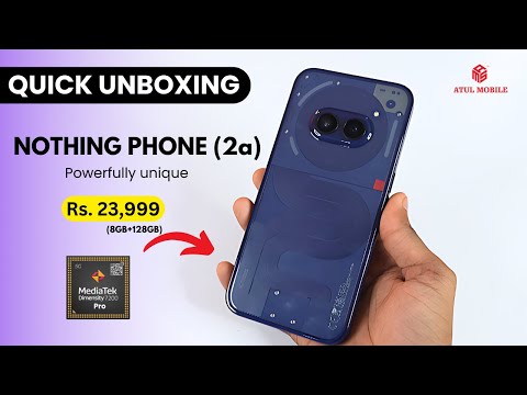 Nothing Phone 2a Unboxing & First Impressions⚡Best Smartphone Under ₹25,000?