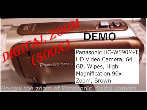 Panasonic HC W590M T HD Video Camera 64 GB Review and test the zoom in the night