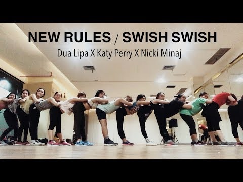 NEW RULES / SWISH SWISH - DUA LIPA X KATY PERRY X NICKI MINAJ | FITDANCE CHOREOGRAPHY | FUN DANCE