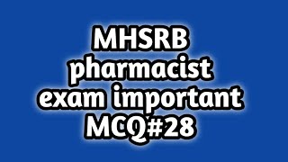 mhsrb pharmacist exam preparation #government pharmacist exam preparation