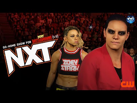 WWE 2k24 TUESDAY NIGHT NXT; GO-HOME SHOW FOR NXT BATTLEGROUND (1/2)