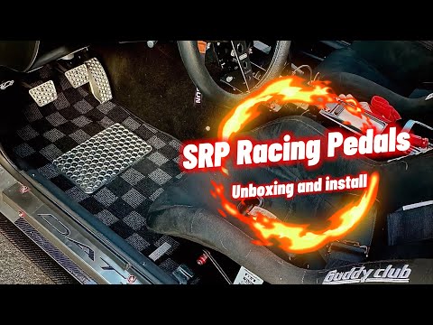 SRP Racing Pedals Unboxing and Install!