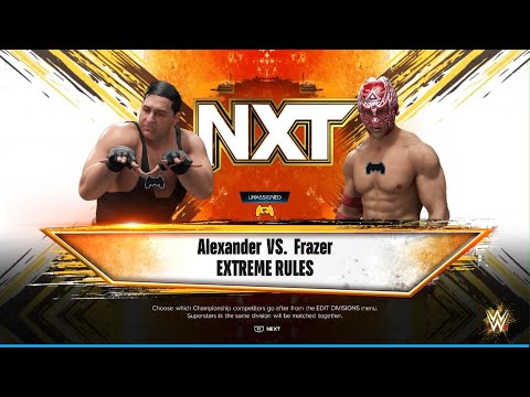 WWE 2K24 - AWA Wrestling: Alexander vs frazer