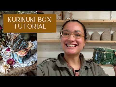 Kurinuki Ceramic Box Tutorial - How I make my trinket boxes from start to finish