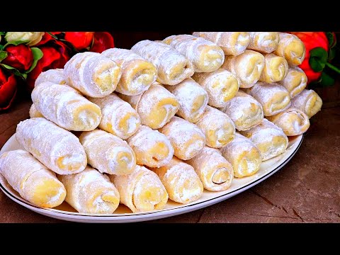 Нежные, как Мороженое❗️ Самое вкусное и самое быстрое печенье! Готовлю каждый день! Простой рецепт 😋