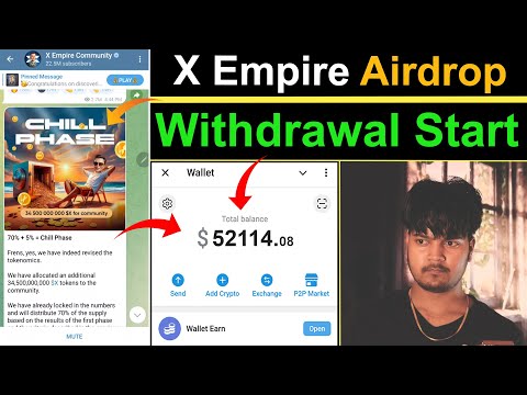 X Empire Airdrop Withdrawal Now ✅| X Empire Chill Phase Airdrop | X Empire Season 1 Airdrop Snapshot