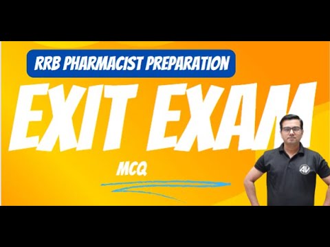 RRB pharmacist II Exit exam MCQ preparation II Dsssb