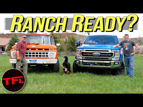 Old vs New: We Put 2 Ford F-250s To Work on the Happy Yak Ranch!