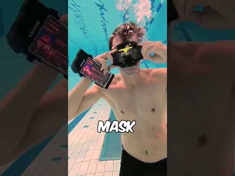 How To Empty Diving Mask & Watch YT Underwater