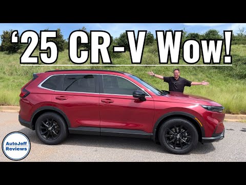 1st Look - 2025 Honda CR-V Hybrid! Surprising MPG & Space!