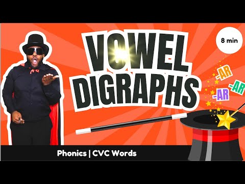 Digraphs | Phonics Song for Children | Two Vowels | Vowel Diagraphs | ai, ay, ea, ee, ie, +