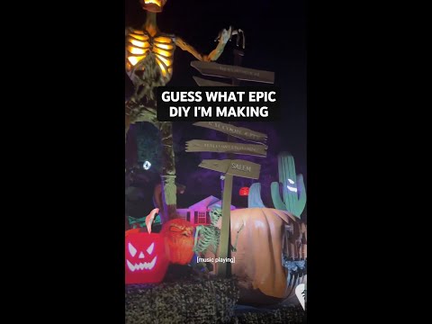 Spooky ✅ Scary ✅ Skeletons ✅ @IsaacAlexanderDIY's setup has it alllll #halloween #hauntedhouse #diy