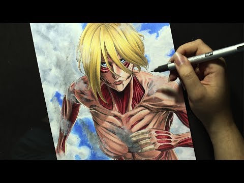 Speed Drawing - Female Titan [SHINGEKI NO KYOJIN]