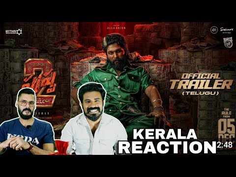 Pushpa 2 The Rule Trailer Reaction | Allu Arjun Sukumar Rashmika Fahadh Faasil Entertainment Kizhi