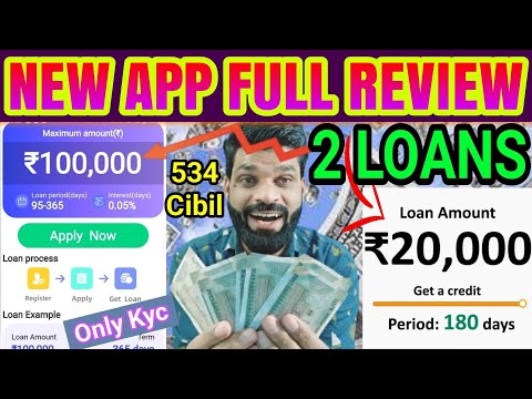 NEW APP FULL REVIEW 2025❗LOAN APPROVED BY AADHAR PAN❗BAD CIBIL 534❗NEW LOAN APP❗NO INCOME PROOF