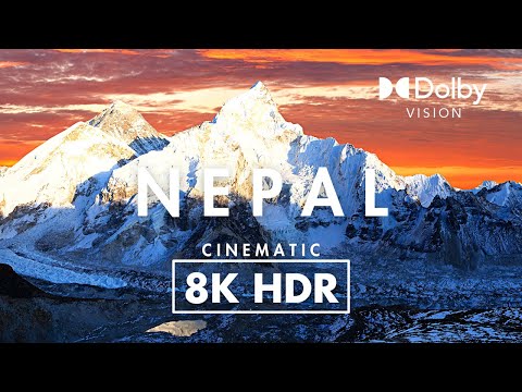 Nepal🇳🇵in 8K ULTRA HD HDR 60 FPS Video by Drone