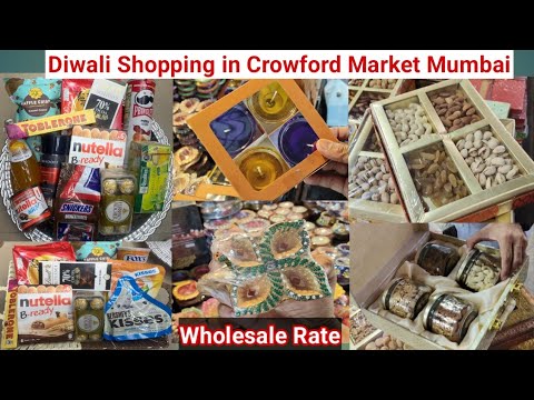 Chocolate & Dry fruits gift hampers shopping at Crowford Market Mumbai | Diwali Shopping