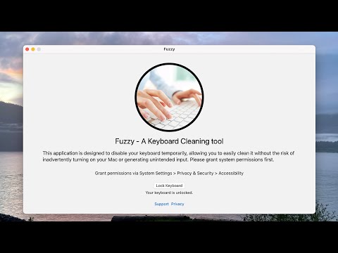 How to Install Fuzzy Keyboard Cleaning tool - MacOS