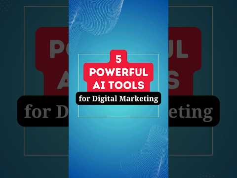 5 Best Ai tools for Digital Marketing  #shortsvideo #aitools #ytshorts