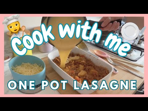 COOK WITH ME | ONE POT LASAGNE