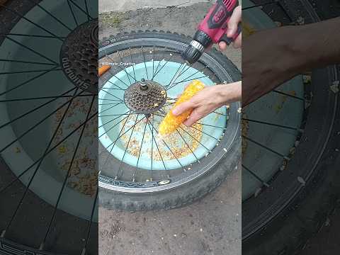 Unique technology for quick cleaning of corn cobs 🌽 #shorts #tips #tricks #diy