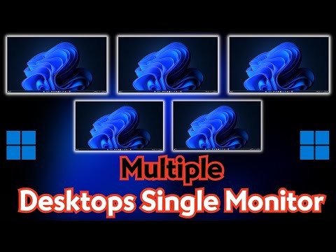 Multiple Desktops on a Single Monitor