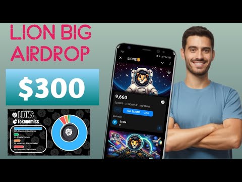 Lion airdrop telegram | lion airdrop registration | how to claim lion airdrop🎉