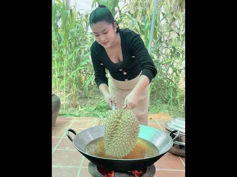 Durian fruit cooking by Mommy chef