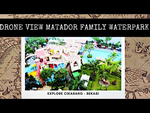 Drone View Matador Family Waterpark Cikarang Bekasi